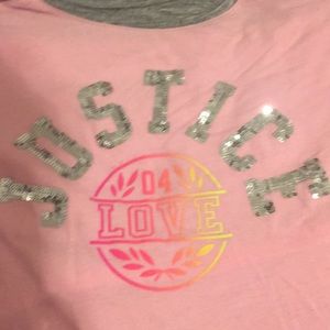 Justice long sleeve shirt